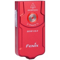 Фонарь наключный Fenix E03R V2.0 красный E03RV20RED